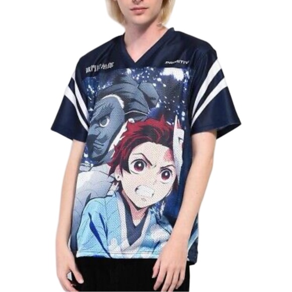 Primitive Other - NWT Primitive x Demon Slayer Tanjiro Mesh Jersey